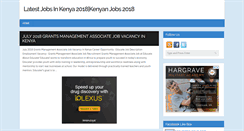 Desktop Screenshot of kenyajobsvenue.com